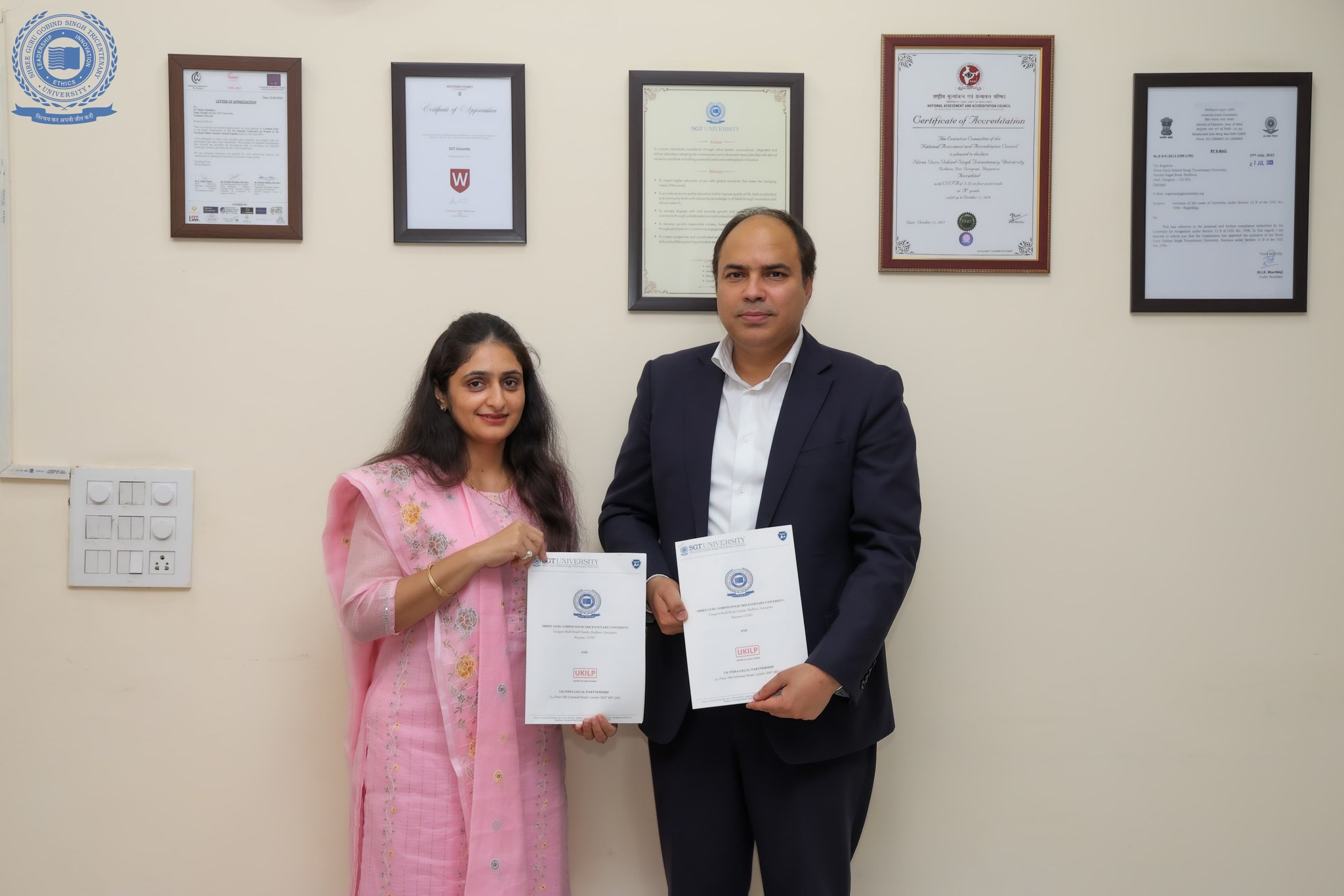 SGT University Marks Charak Jayanti 2025 with a Lifesaving Blood Donation Drive
